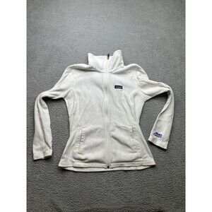 Patagonia Micro D full zip worn wear fleece size M Bud Light Logo on left sleeve